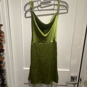 SHEIN Green Mini Dress